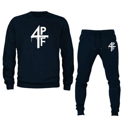 Men's 4PF Crewneck Sweatshirt Joggers Suit