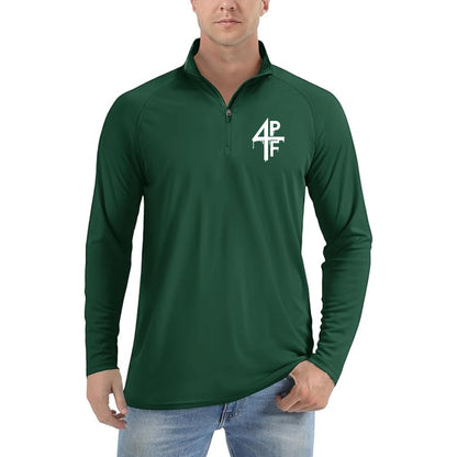 Men's 4PF Lightweight Quarter-Zip Athletic Shirt – Long Sleeve Polyester Wear