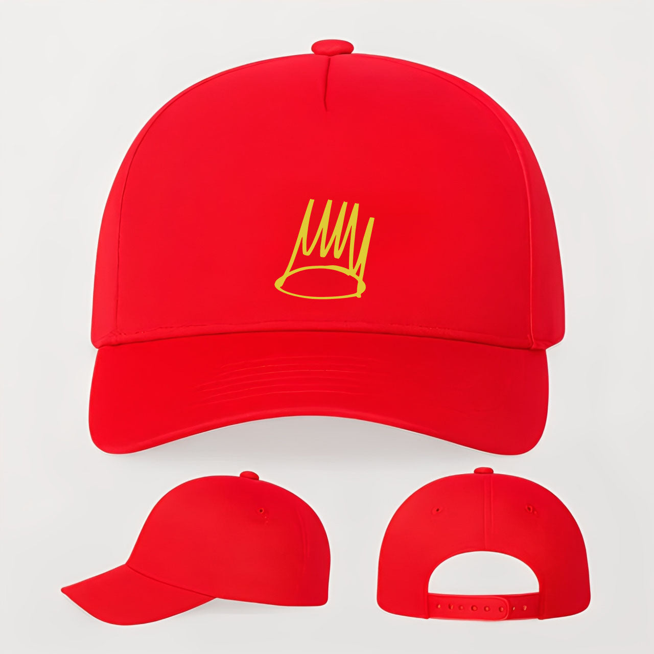 J. Cole Crown Five Panel Twill Snapback Cap
