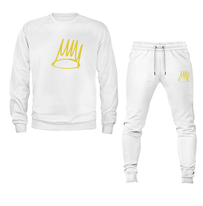 Men's J. Cole Crown Crewneck Sweatshirt Joggers Suit