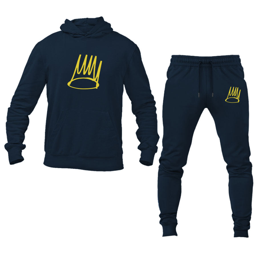 Men's J. Cole Crown Hoodie Joggers Set