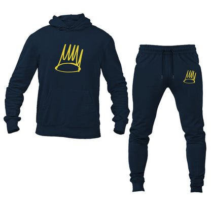 Men's J. Cole Crown Hoodie Joggers Set