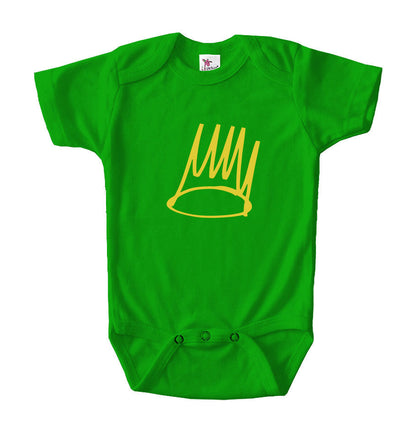 J. Cole Crown Baby Romper Onesie