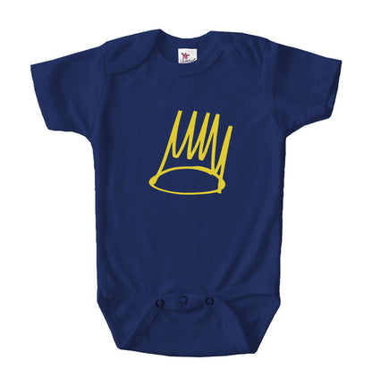 J. Cole Crown Baby Romper Onesie