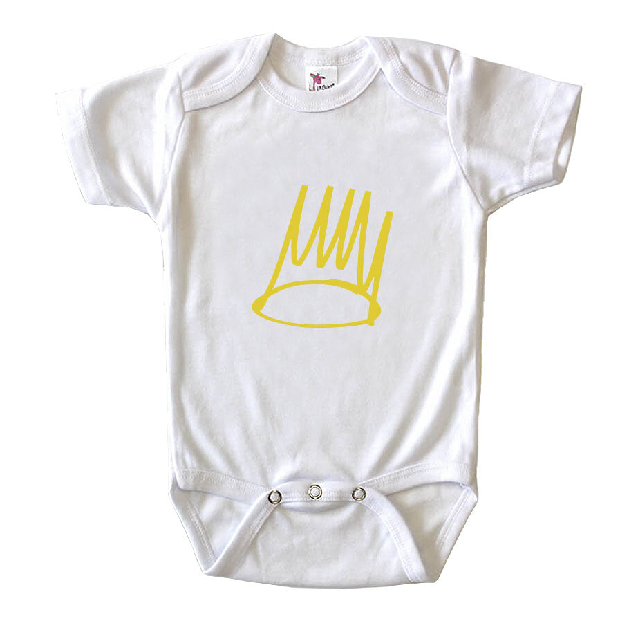 J. Cole Crown Baby Romper Onesie