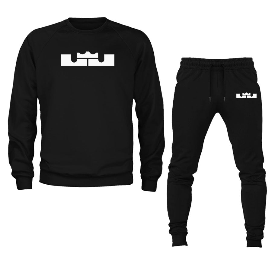 Men's Lebron James Crewneck Sweatshirt Joggers Suit
