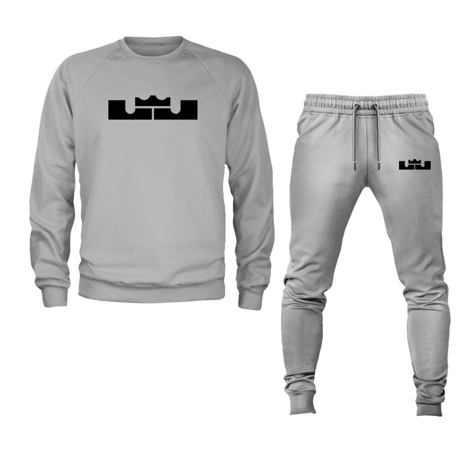 Men's Lebron James Crewneck Sweatshirt Joggers Suit