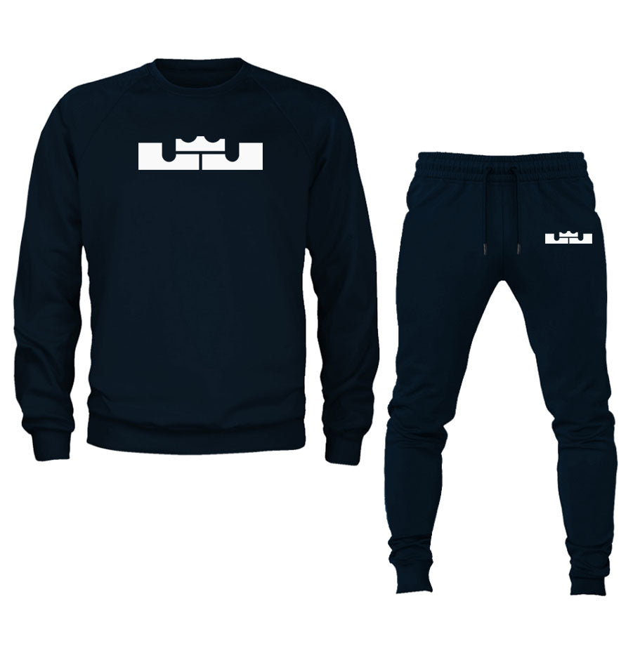 Men's Lebron James Crewneck Sweatshirt Joggers Suit