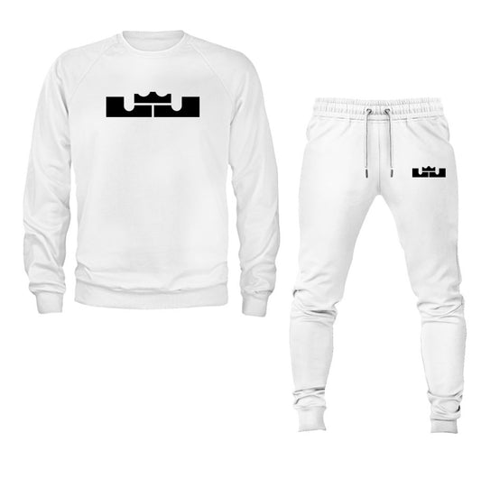 Men's Lebron James Crewneck Sweatshirt Joggers Suit