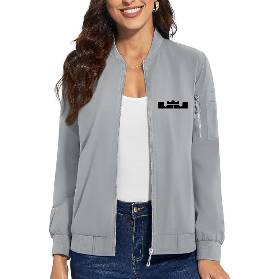 Women's Lebron James Premium Bomber Jacket Outerwear
