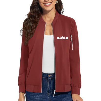 Women's Lebron James Premium Bomber Jacket Outerwear
